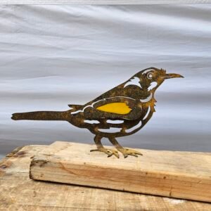 New Holland honeyeater (with stained glass)
