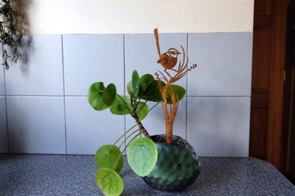 Fairy wren plant stake - Image 4