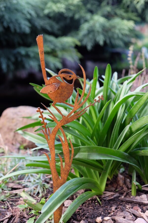 Fairy wren plant stake - Image 5